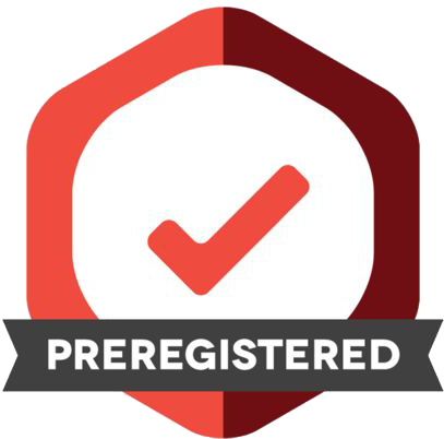 Preregistration thumbnail. Photo credit preregistered_small_color.png by Open Science Collaboration is licensed under CC BY 4.0